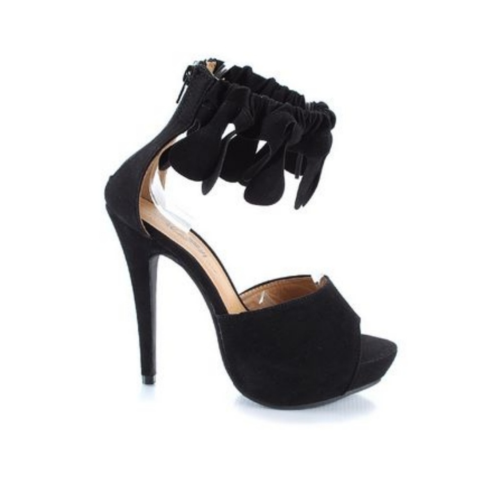 Black Open Toe Sandals